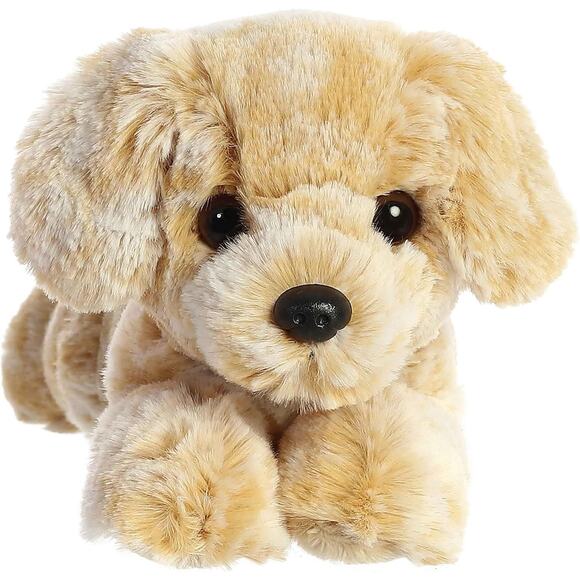 Aurora Mini Flopsie Rusty Retriever Stuffed Dog Plush Toy 8 Inch Brown Puppy - Picture 5 of 7